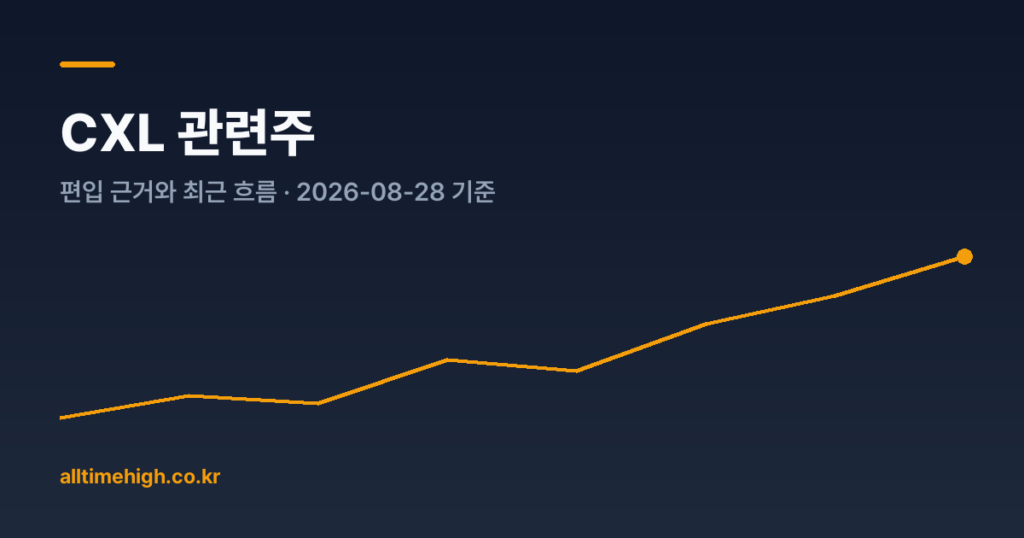 CXL 관련주